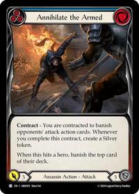 Annihilate the Armed (Blue) (ARK019) [Blitz Deck The Hunted Arakni]