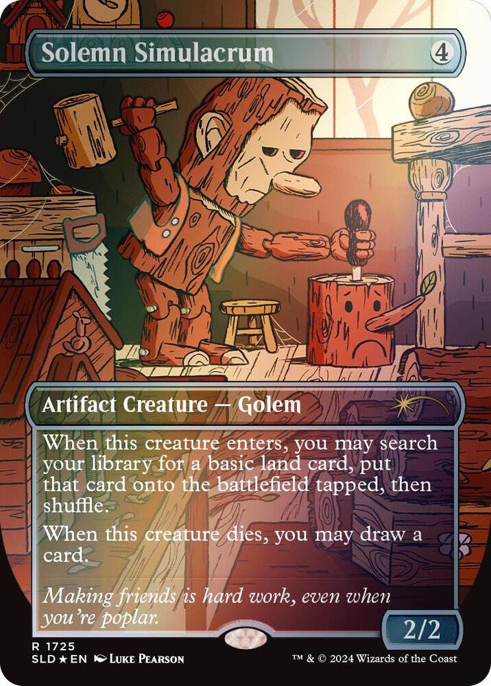 Solemn Simulacrum (1725) (Rainbow Foil) [Secret Lair Drop]