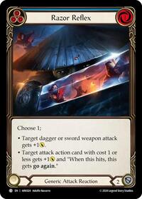 Razor Reflex (Blue) (ARK024) [Blitz Deck The Hunted Arakni]