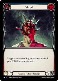 Shred (Blue) (ARK025) [Blitz Deck The Hunted Arakni]