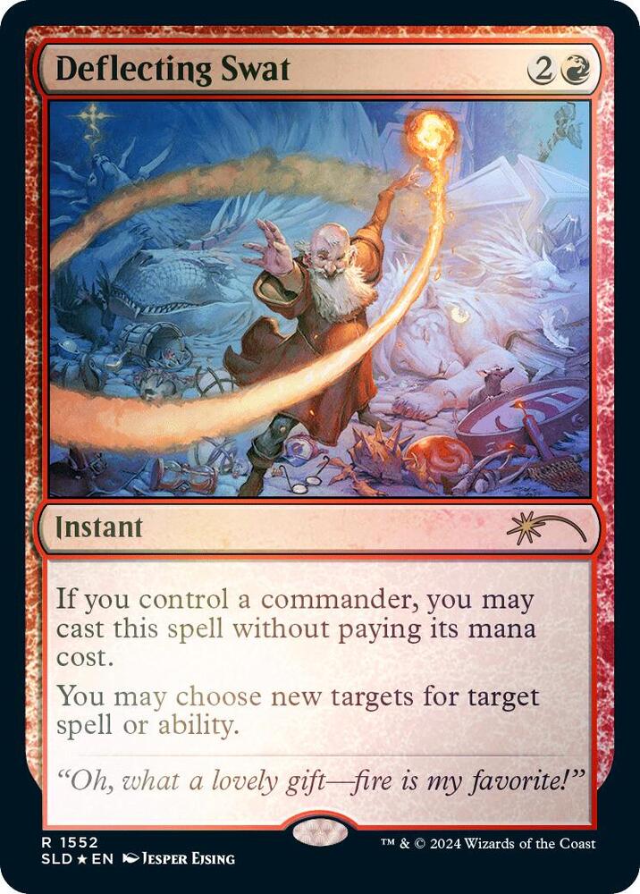 Deflecting Swat (Rainbow Foil) (1552) [Secret Lair Drop]