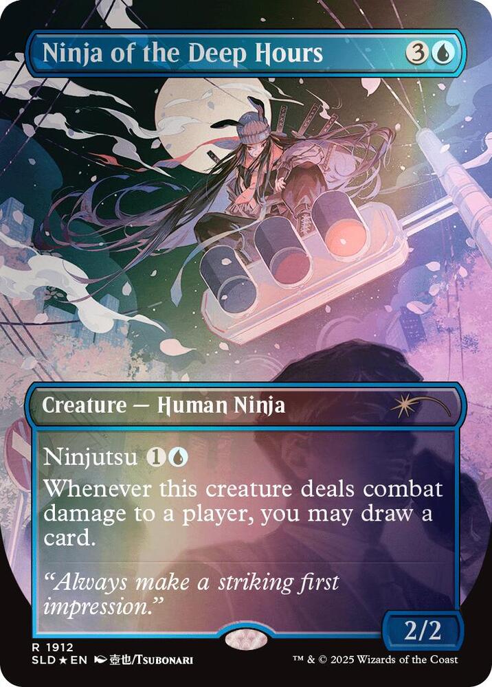 Ninja of the Deep Hours (Rainbow Foil) (1912) [Secret Lair Drop]