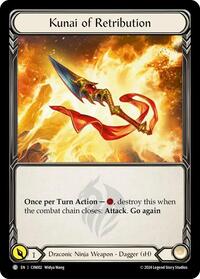 Kunai of Retribution (CIN002) [Blitz Deck The Hunted Cindra]