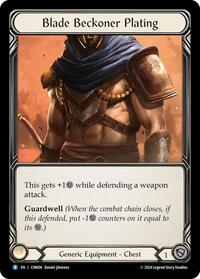 Blade Beckoner Plating (CIN004) [Blitz Deck The Hunted Cindra]