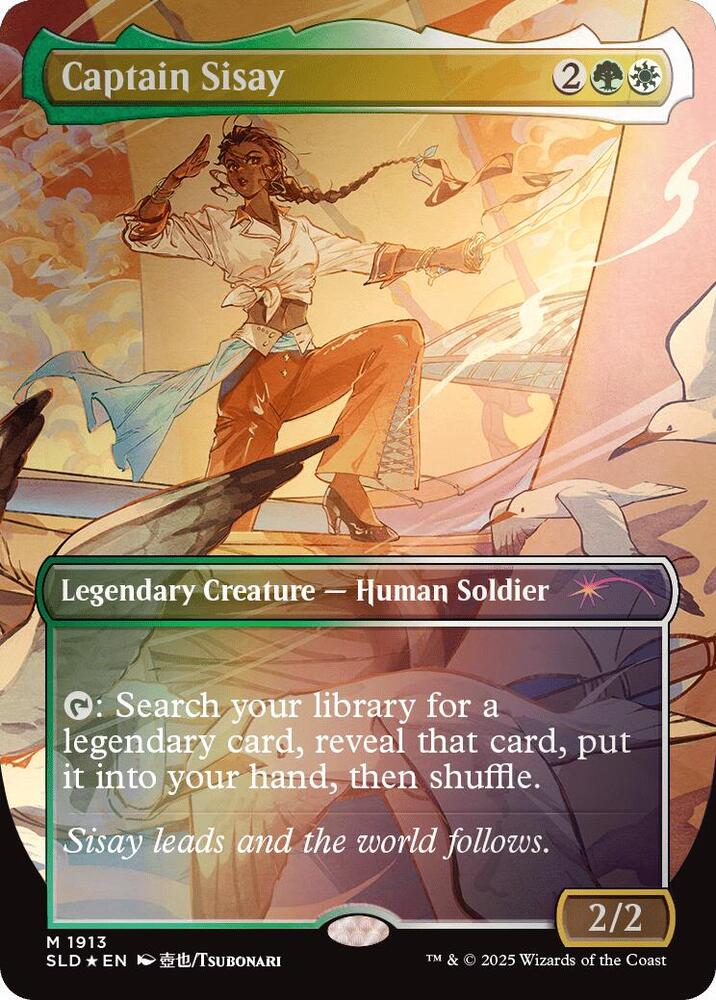 Captain Sisay (1913) (Rainbow Foil) [Secret Lair Drop]