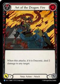 Art of the Dragon: Fire (CIN007) [Blitz Deck The Hunted Cindra]