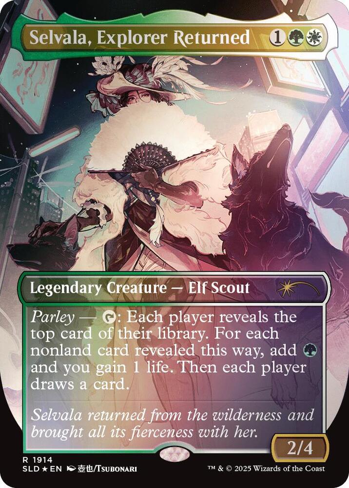 Selvala, Explorer Returned (Rainbow Foil) (1914) [Secret Lair Drop]