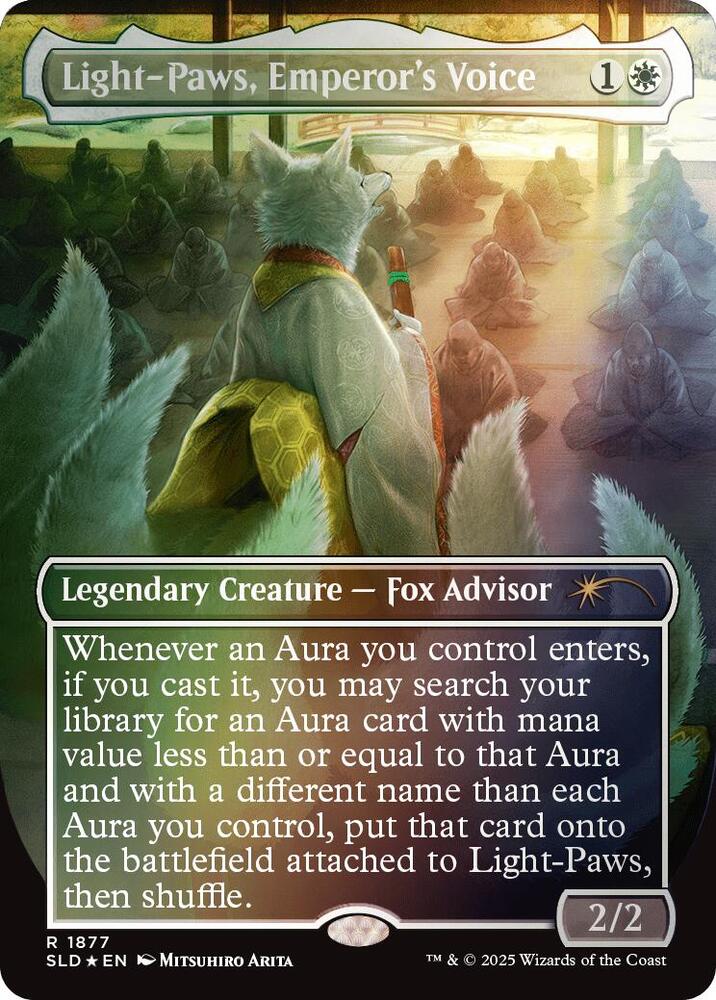 Light-Paws, Emperor's Voice (Rainbow Foil) (1877) [Secret Lair Drop]