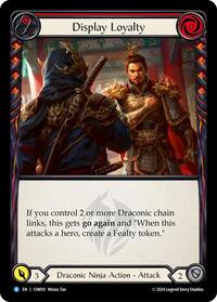 Display Loyalty (Red) (CIN010) [Blitz Deck The Hunted Cindra]