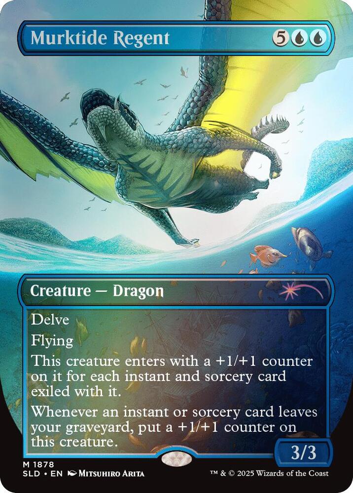 Murktide Regent (Rainbow Foil) (1878) [Secret Lair Drop]