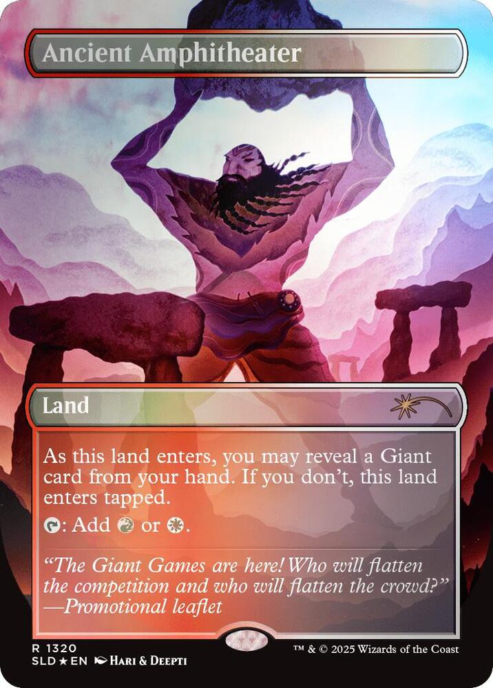Ancient Amphitheater (Rainbow Foil) (1320) [Secret Lair Drop]