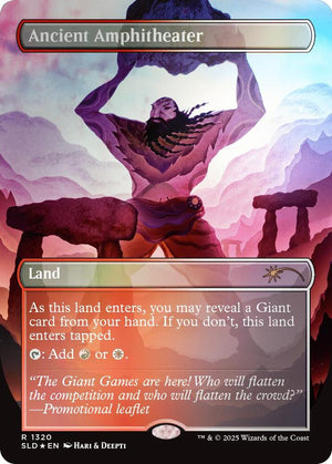 Ancient Amphitheater (Rainbow Foil) (1320) [Secret Lair Drop]