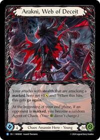 Arakni, Web of Deceit (WOD001) [Blitz Deck The Hunted Arakni Web of Deceit]