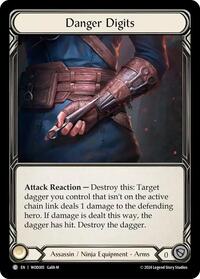 Danger Digits (WOD005) [Blitz Deck The Hunted Arakni Web of Deceit]
