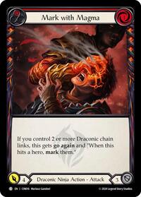 Mark with Magma (Red) (CIN016) [Blitz Deck The Hunted Cindra]