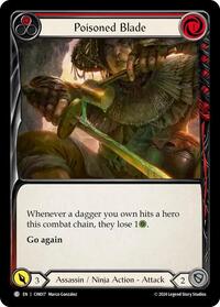 Poisoned Blade (Red) (CIN017) [Blitz Deck The Hunted Cindra]