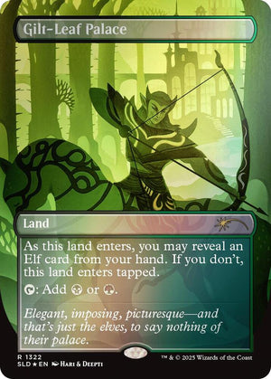 Gilt-Leaf Palace (Rainbow Foil) (1322) [Secret Lair Drop]
