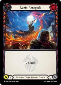 Ronin Renegade (Red) (CIN018) [Blitz Deck The Hunted Cindra]