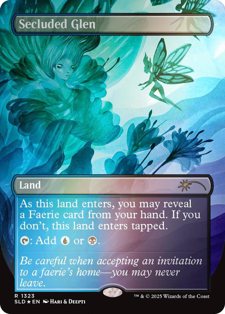 Secluded Glen (Rainbow Foil) (1323) [Secret Lair Drop]