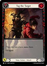 Tag the Target (Red) (Extended Art) (CIN020) [Blitz Deck The Hunted Cindra]