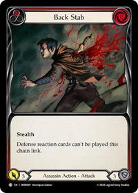Back Stab (Red) (WOD007) [Blitz Deck The Hunted Arakni Web of Deceit]