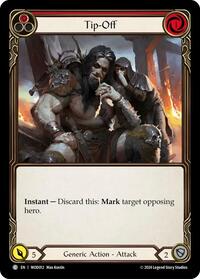 Tip-Off (Red) (WOD012) [Blitz Deck The Hunted Arakni Web of Deceit]