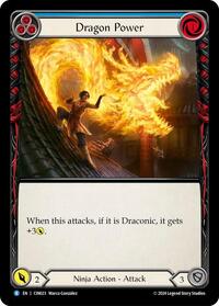 Dragon Power (Blue) (CIN023) [Blitz Deck The Hunted Cindra]
