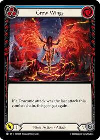 Grow Wings (Blue) (CIN024) [Blitz Deck The Hunted Cindra]