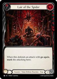 Lair of the Spider (Red) (WOD017) [Blitz Deck The Hunted Arakni Web of Deceit]
