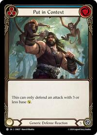 Put in Context (Blue) (CIN027) [Blitz Deck The Hunted Cindra]