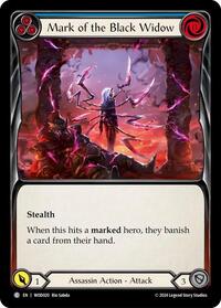 Mark of the Black Widow (Blue) (WOD020) [Blitz Deck The Hunted Arakni Web of Deceit]