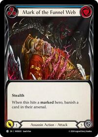 Mark of the Funnel Web (Blue) (WOD021) [Blitz Deck The Hunted Arakni Web of Deceit]