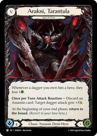 Arakni, Tarantula // Arakni, Trap-Door (WOD031//WOD032) [Blitz Deck The Hunted Arakni Web of Deceit]