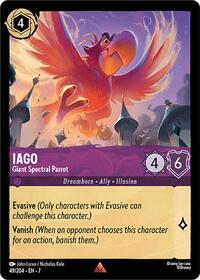 Iago - Giant Spectral Parrot (49/204) [Archazias Island]
