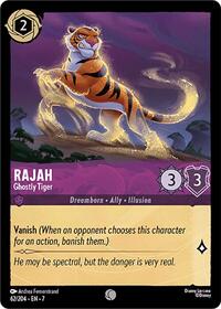 Rajah - Ghostly Tiger (62/204) [Archazias Island]