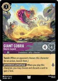 Giant Cobra - Ghostly Serpent (57/204) [Archazias Island]