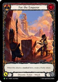 For the Emperor - FAB319 (FAB319) [Flesh and Blood Promo Cards]