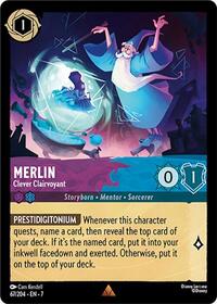 Merlin - Clever Clairvoyant (67/204) [Archazias Island]