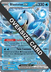 Blastoise ex - 009/165 (009/165) [Jumbo Cards]