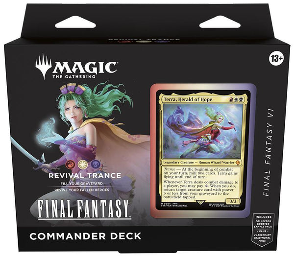 FINAL FANTASY Commander Deck FINAL FANTASY VI Revival Trance