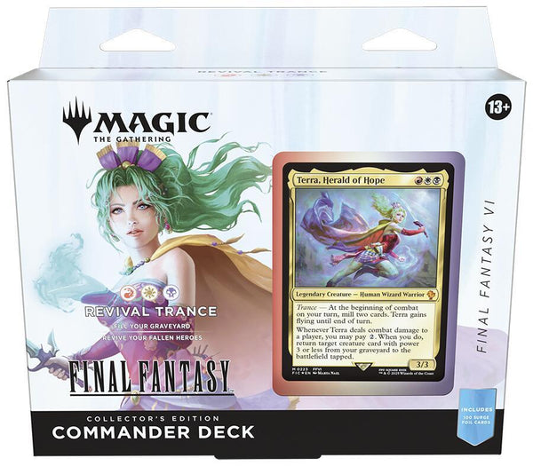 FINAL FANTASY Commander Deck FINAL FANTASY VI Revival Trance Collectors Edition
