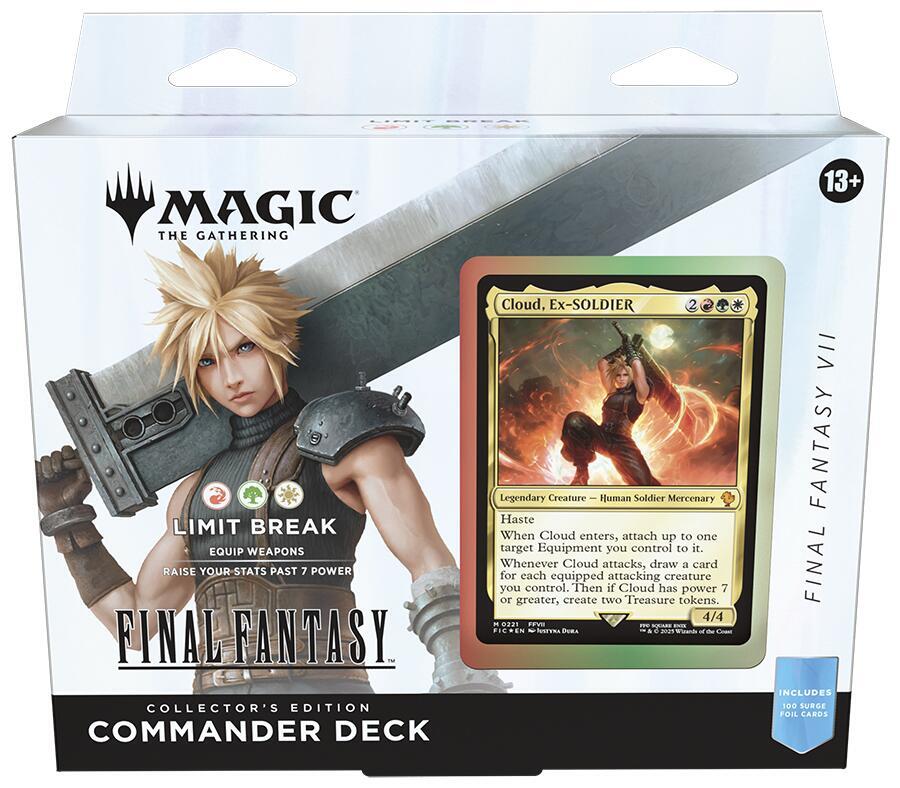 FINAL FANTASY Commander Deck FINAL FANTASY VII Limit Break Collectors Edition