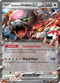 Bloodmoon Ursaluna ex (141/167) [Prize Pack Series Cards]