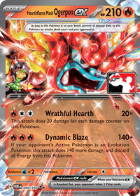 Hearthflame Mask Ogerpon ex - 040/167 (040/167) [Prize Pack Series Cards]