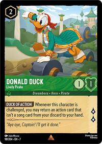 Donald Duck - Lively Pirate (98/204) [Archazias Island]