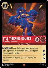 Lyle Tiberius Rourke - Crystallized Mercenary (140/204) [Archazias Island]