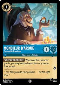 Monsieur D'Arque - Despicable Proprietor (157/204) [Archazias Island]