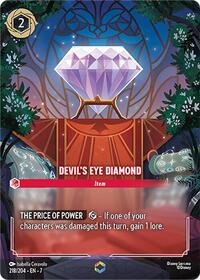 Devil's Eye Diamond (Enchanted) (218/204) [Archazias Island]