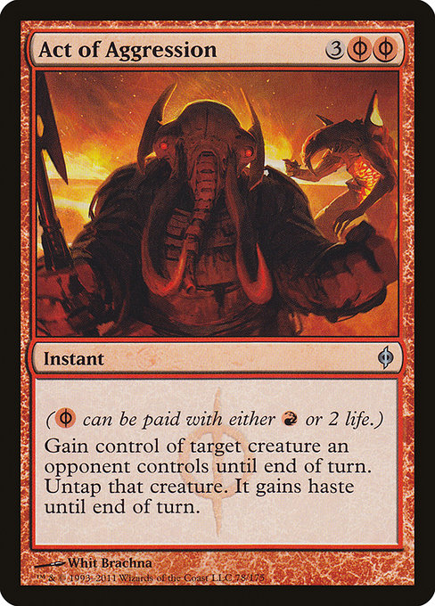 Act of Aggression (78) [New Phyrexia]