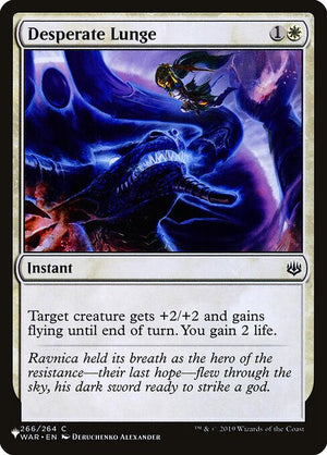 Desperate Lunge (WAR-266) [The List]